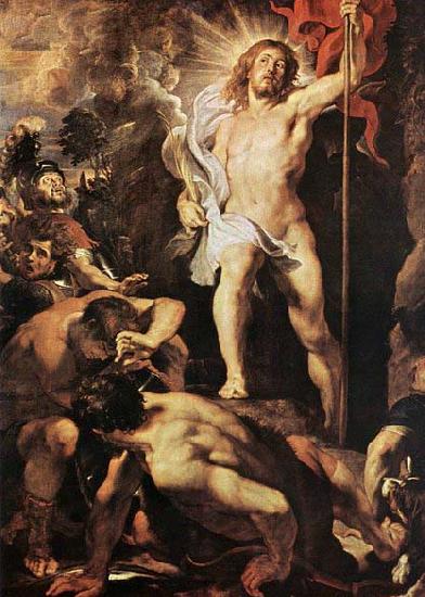 RUBENS, Pieter Pauwel The Resurrection of Christ France oil painting art